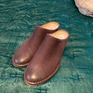 COPY - Clarks Burgundy mules